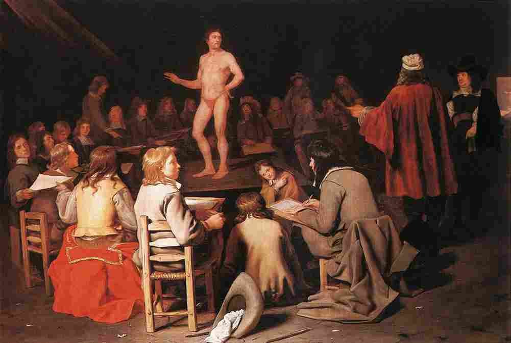 sweerts the drawing class Art A4 Photo Print
