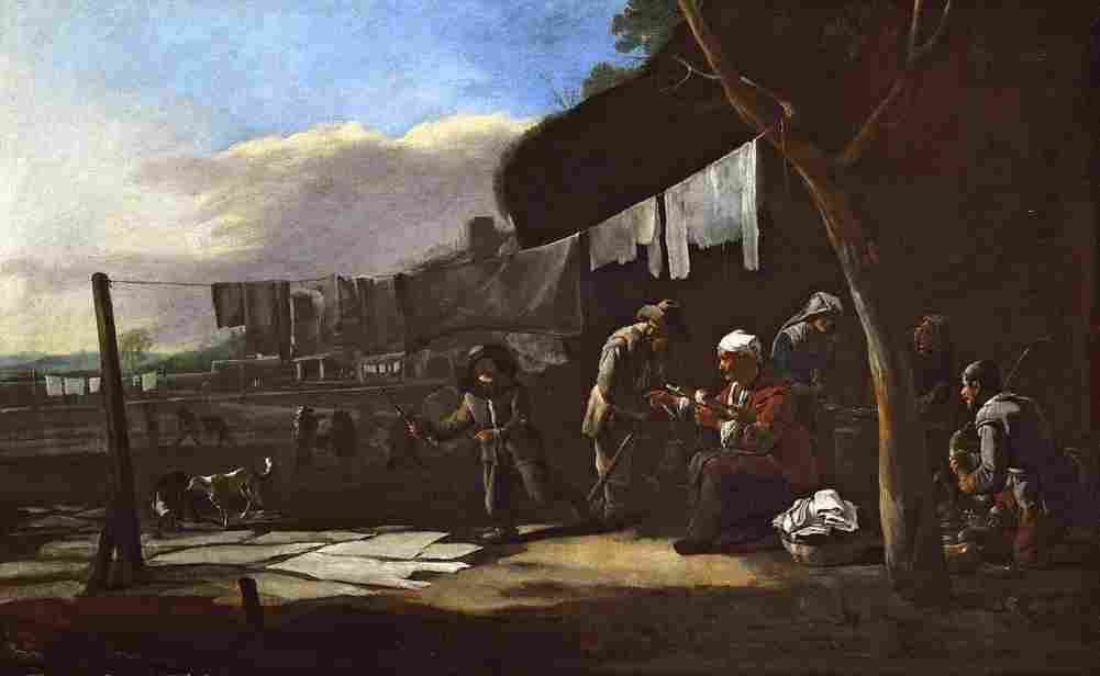 sweerts the great laundry day Art A4 Photo Print