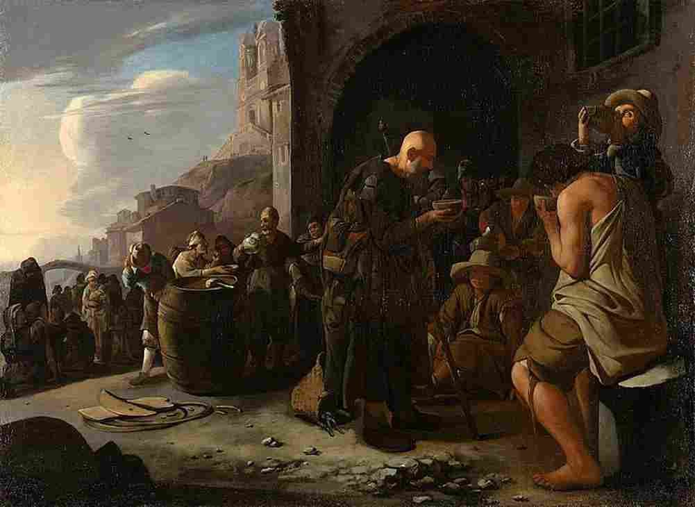 sweerts the thirsty Art A4 Photo Print