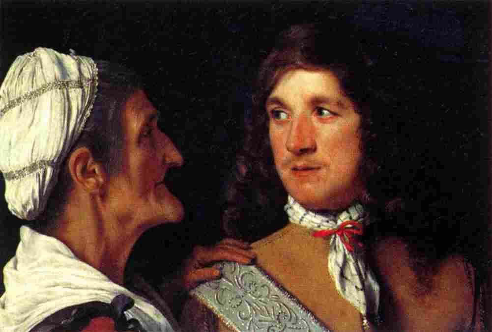 sweerts young man and the procuress Art A4 Photo Print