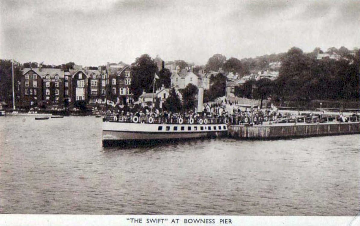 swift bowness pierVintage 1880s 1900s A4 Photo Print