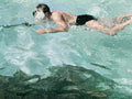 swimmer pool water1980s 1990s A4 Photo Print