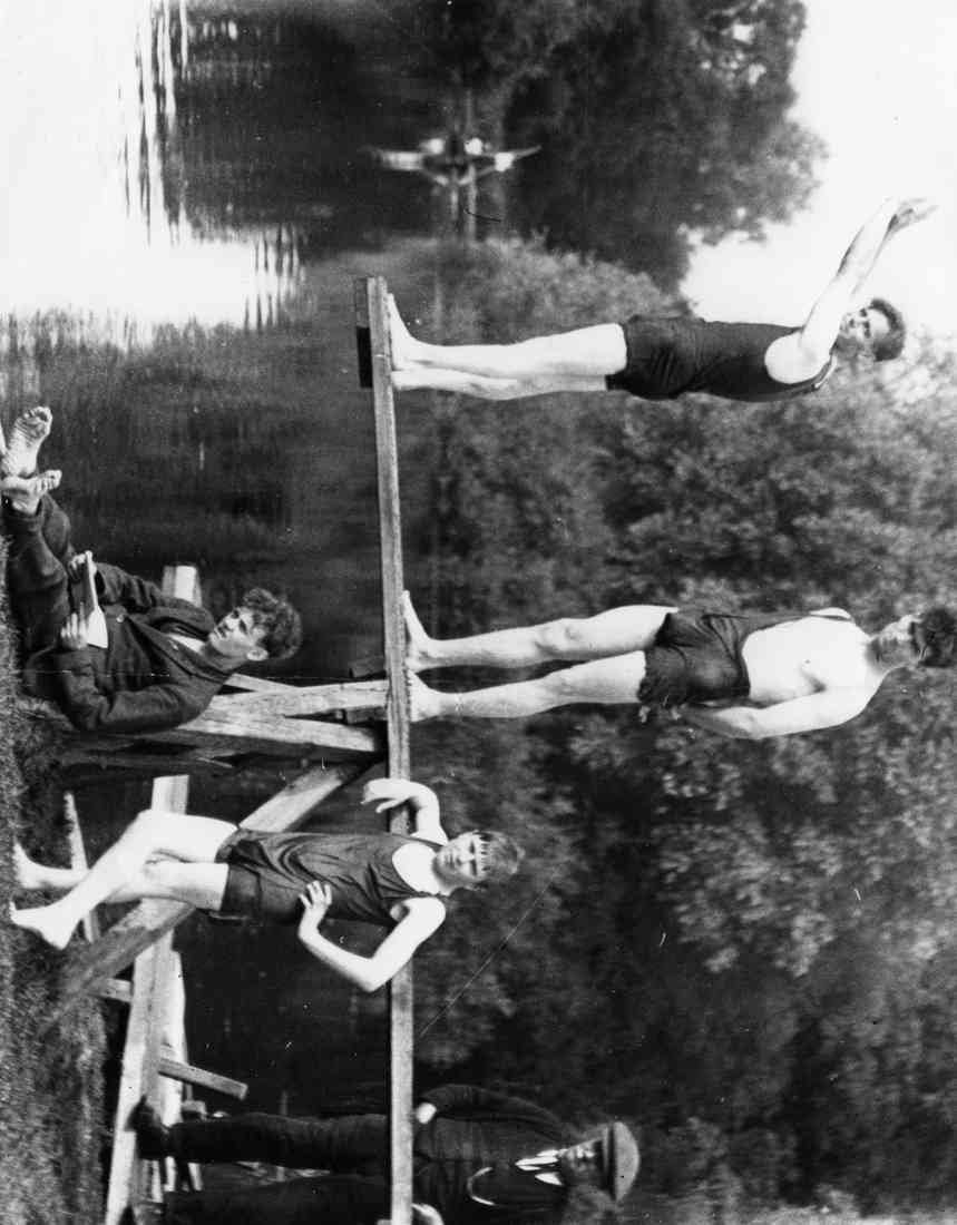 swimmers A4 Photo Print