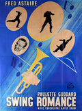 swing romance bleue 2 Advert A4 Photo Print