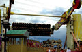 swings ride coneyisle Vintage A4 Photo Print