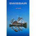 swissair herbert leupin 1958 2 Advert A4 Photo Print