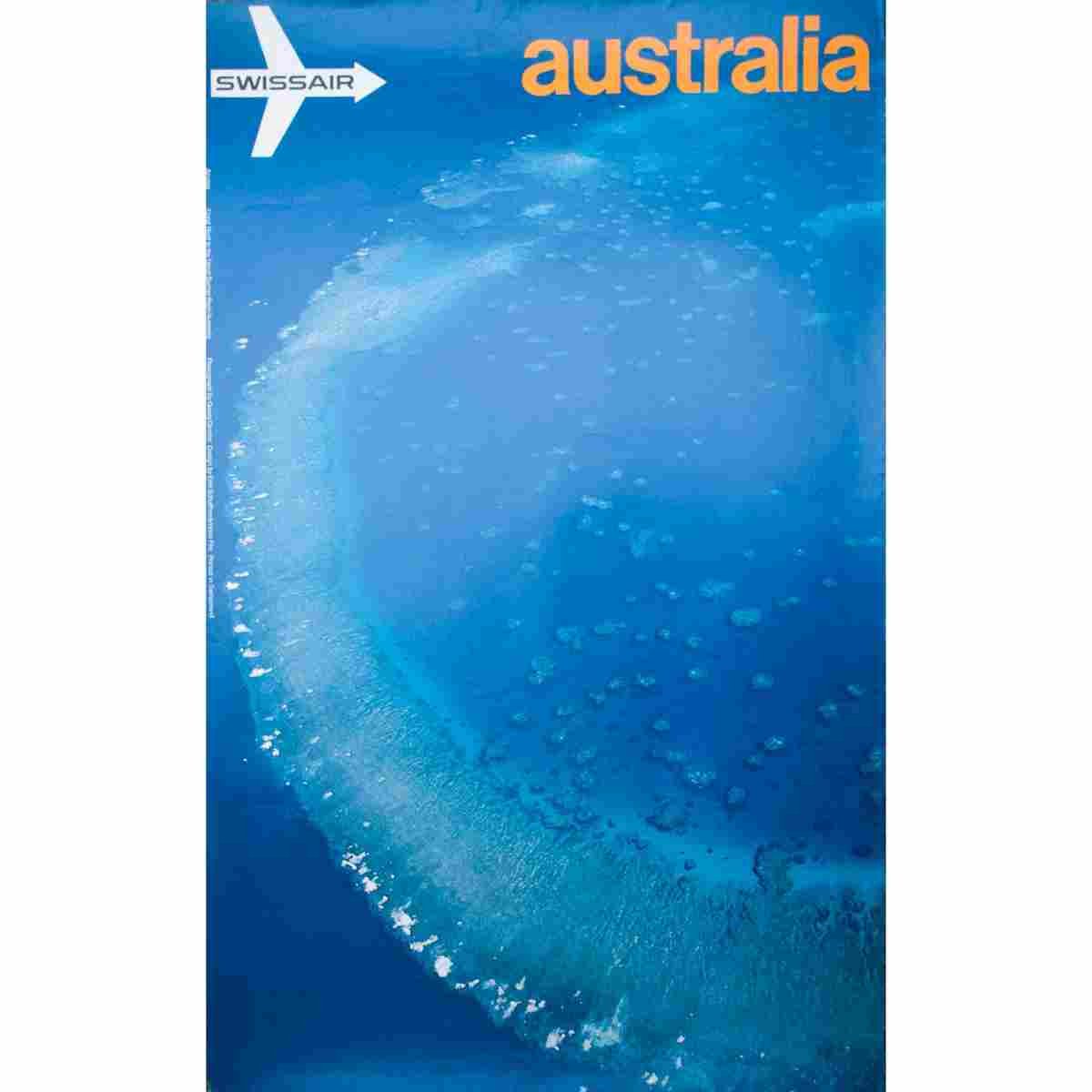 swissair israel georg gerstner 1997 104 Advert A4 Photo Print