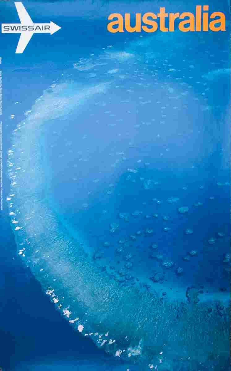 swissair israel georg gerstner 1997 106 Advert A4 Photo Print