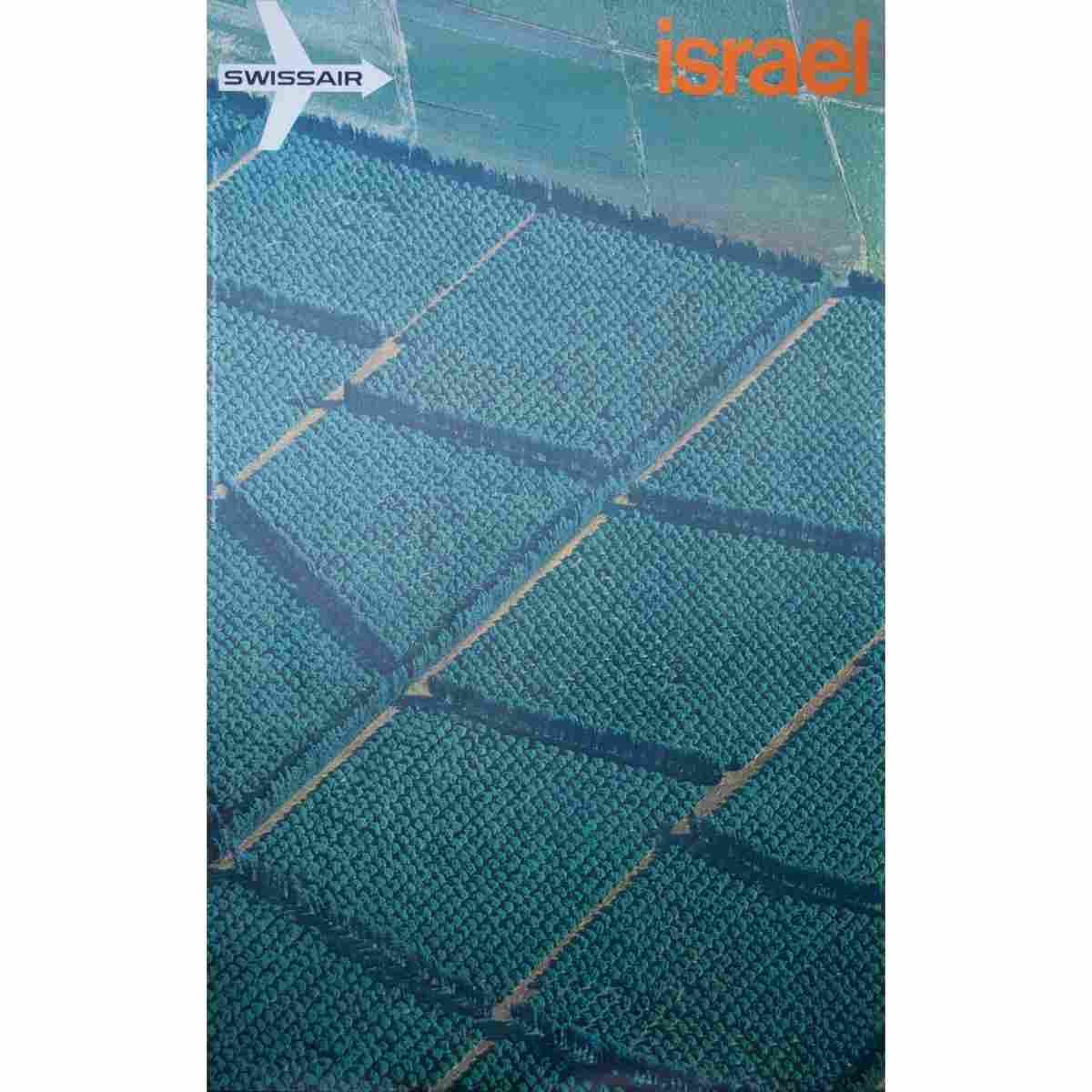 swissair israel georg gerstner 1997 112 Advert A4 Photo Print