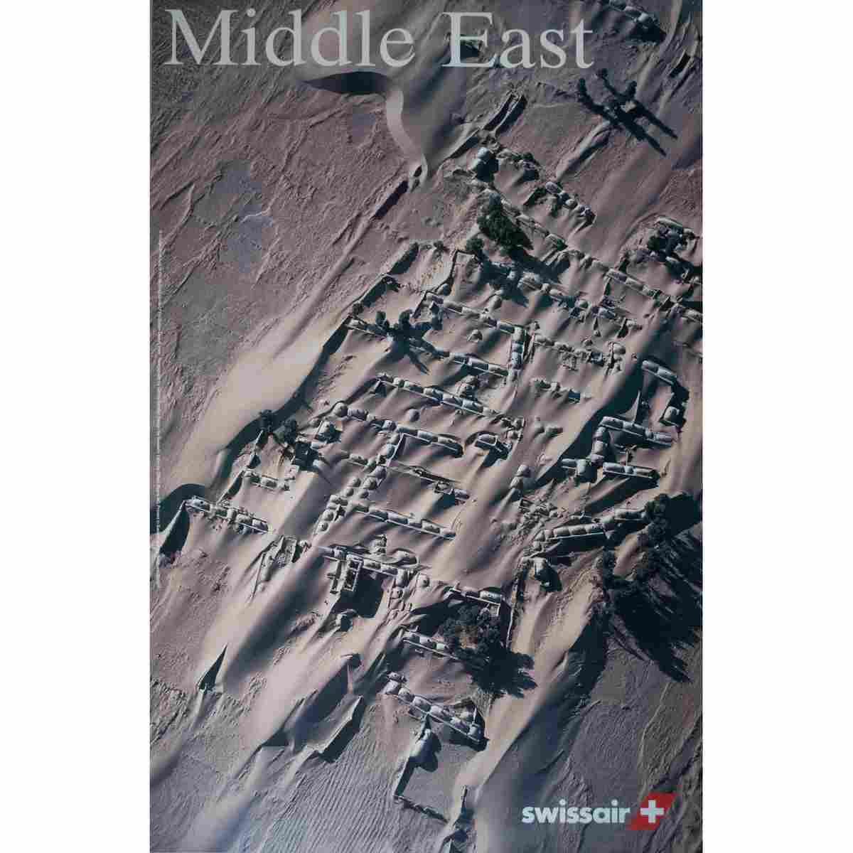 swissair israel georg gerstner 1997 182 Advert A4 Photo Print