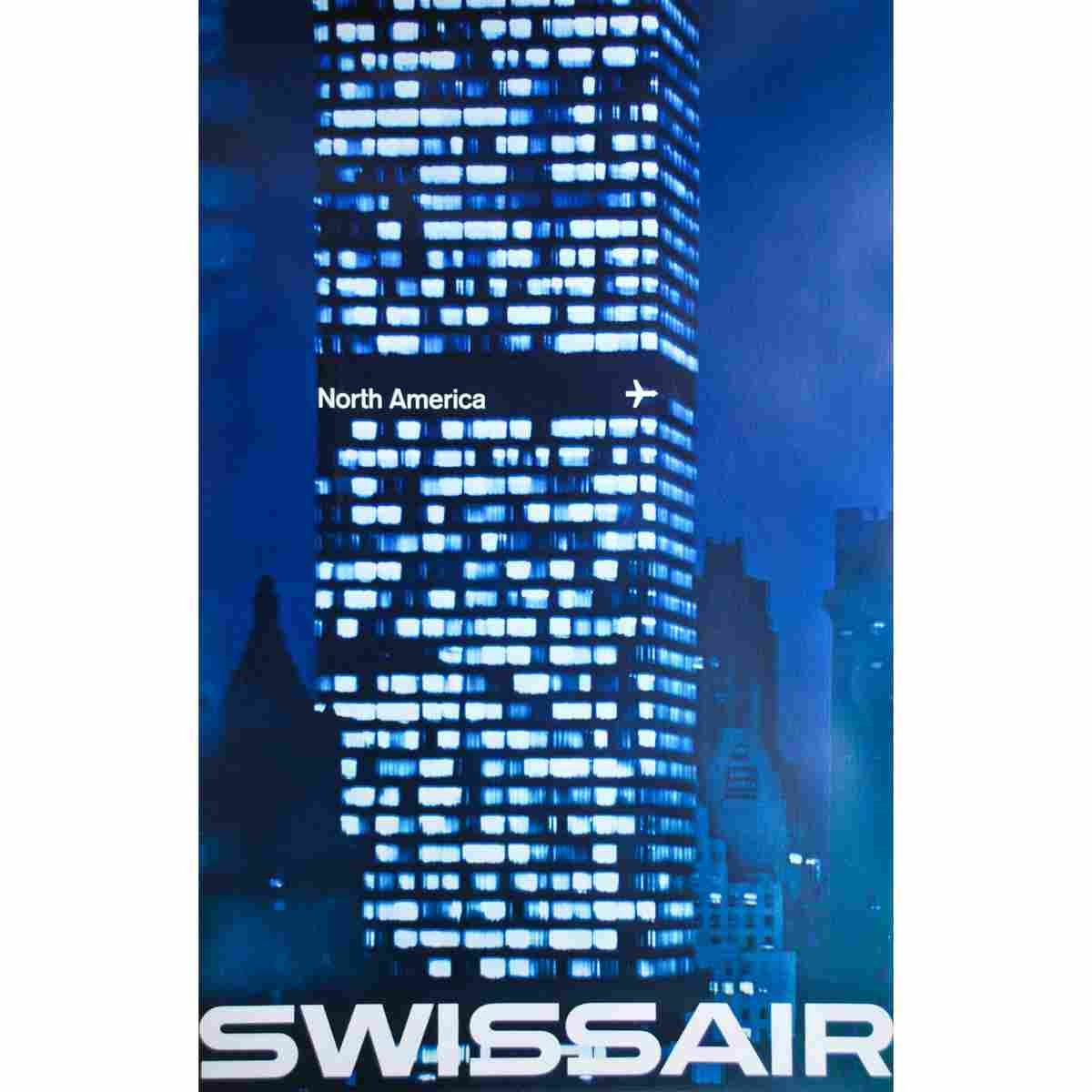 swissair israel georg gerstner 1997 68 Advert A4 Photo Print