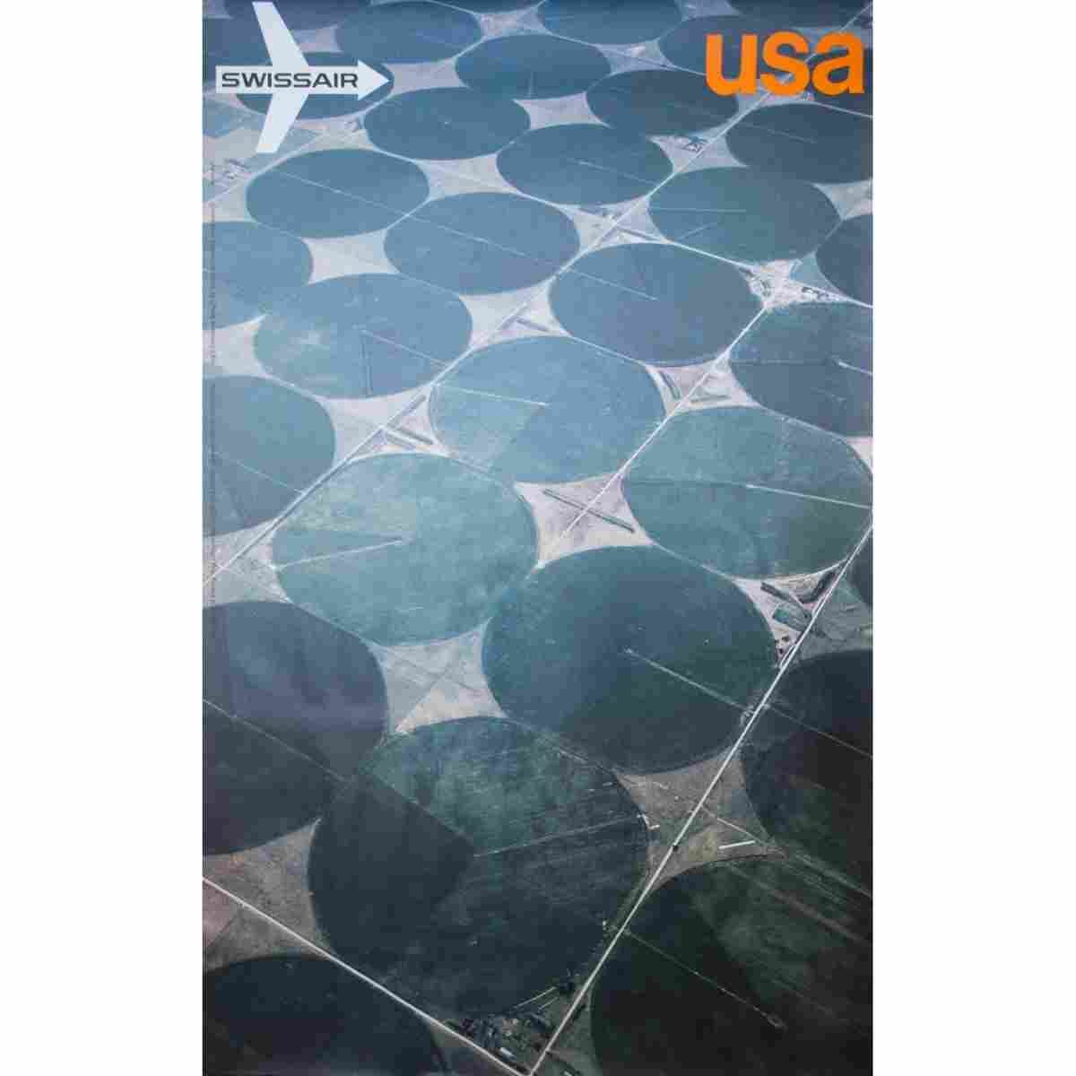 swissair israel georg gerstner 1997 72 Advert A4 Photo Print