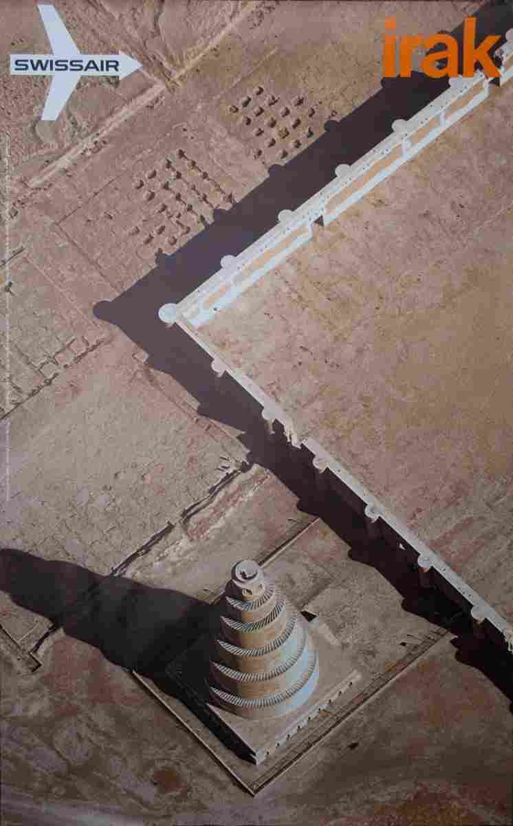 swissair israel georg gerstner 1997 94 Advert A4 Photo Print