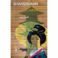 swissair japan niklaus schwabe 1961 5 Advert A4 Photo Print