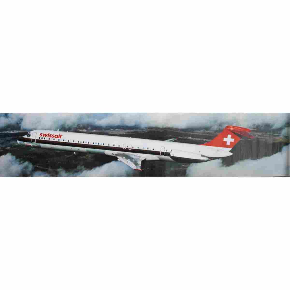 swissair mcdonell douglas dc 9 81 1981 2 Advert A4 Photo Print