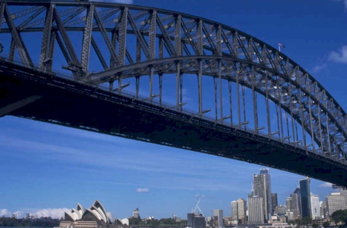 sydney bridge harbour 1980s 1990s A4 Photo Print