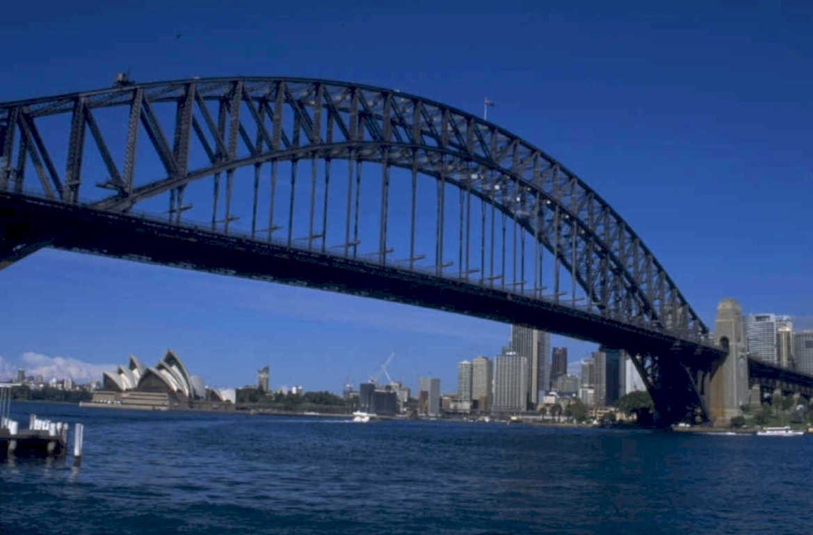 sydney harbour bridge 2 1980s 1990s A4 Photo Print