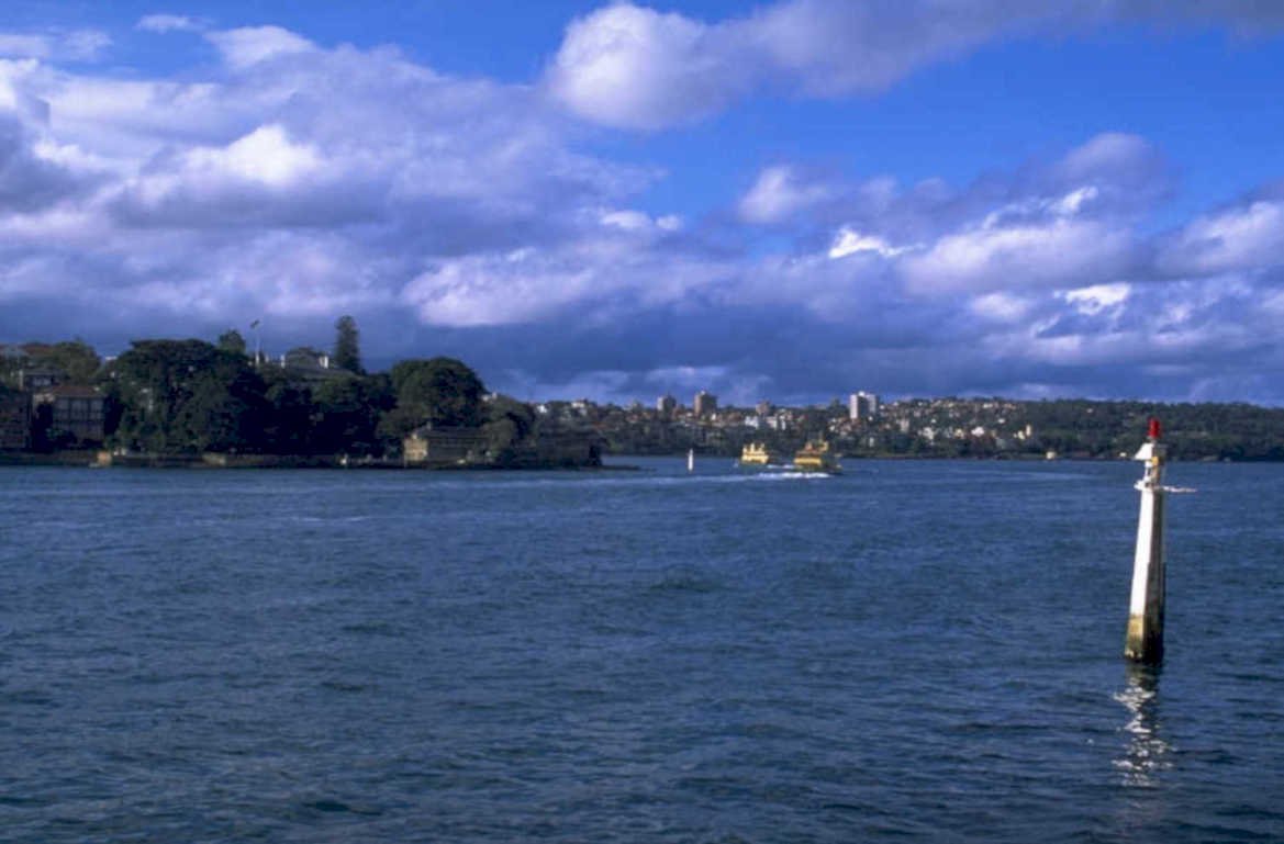 sydney harbour buoy 1980s 1990s A4 Photo Print