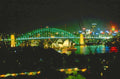 sydney harbour nightscape 1980s 1990s A4 Photo Print