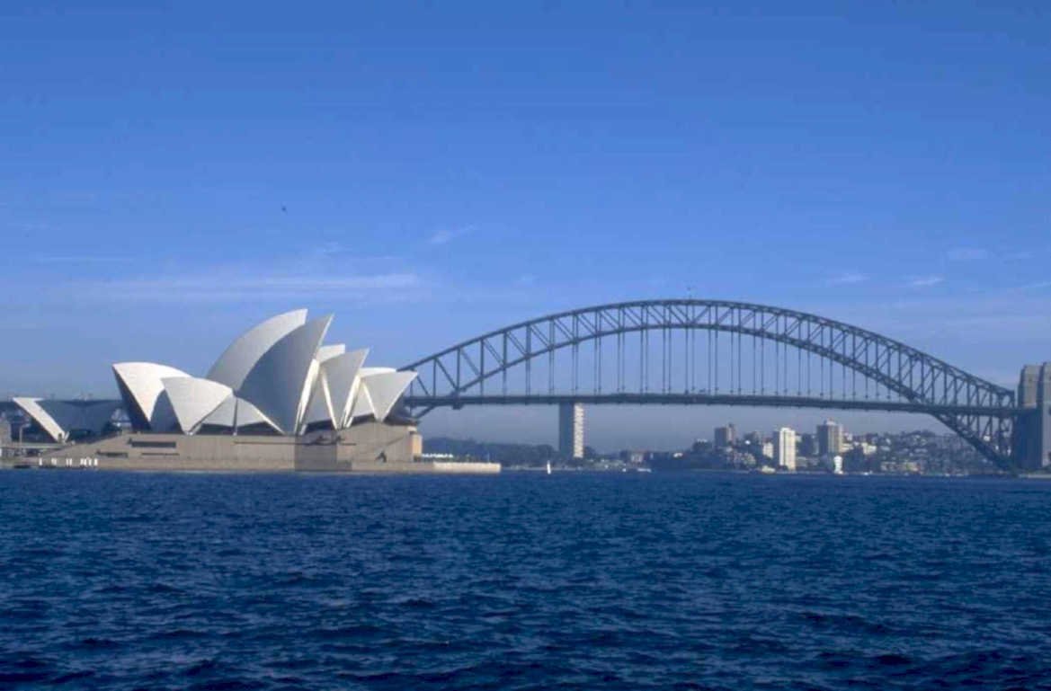 sydney opera harbour 2 1980s 1990s A4 Photo Print