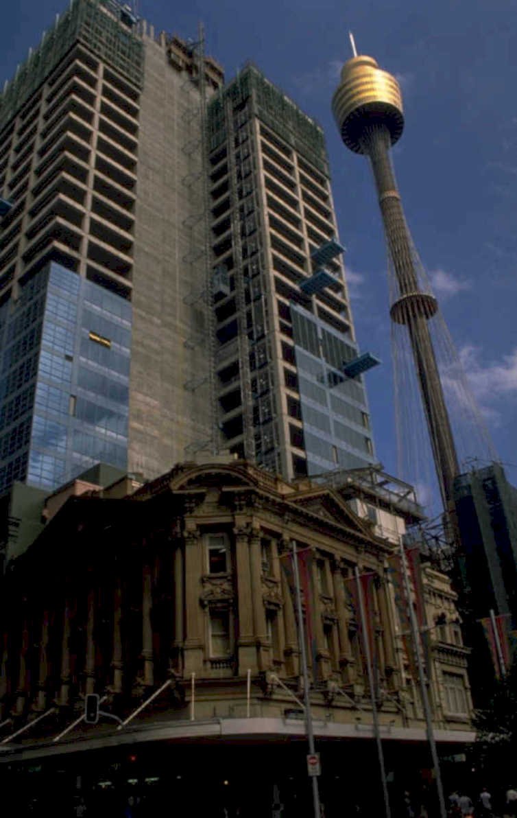 sydney quay construction 1980s 1990s A4 Photo Print