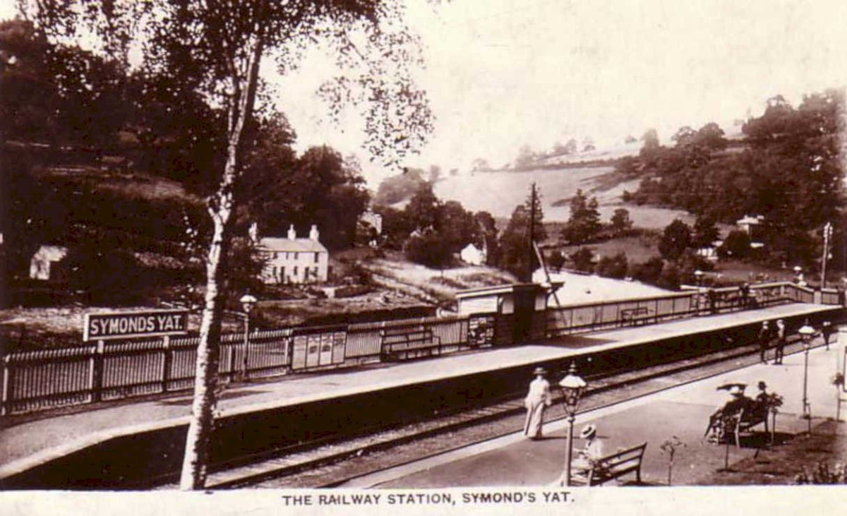 symonds yat stationVintage 1880s 1900s A4 Photo Print
