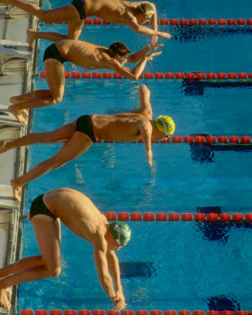 synchronized swimmers dive1980s 1990s A4 Photo Print