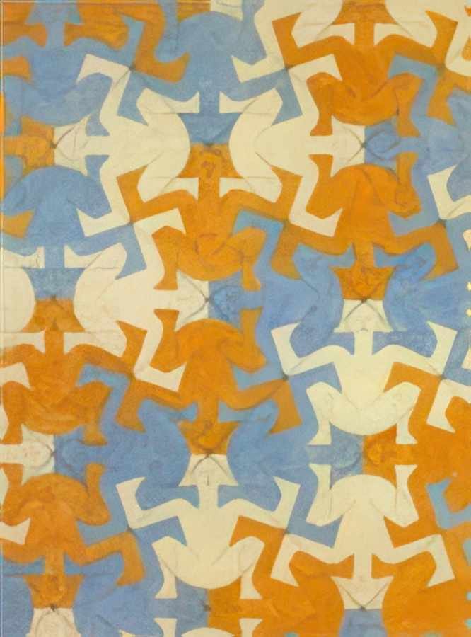 systematic study mc escher 1936 A4 Photo Print