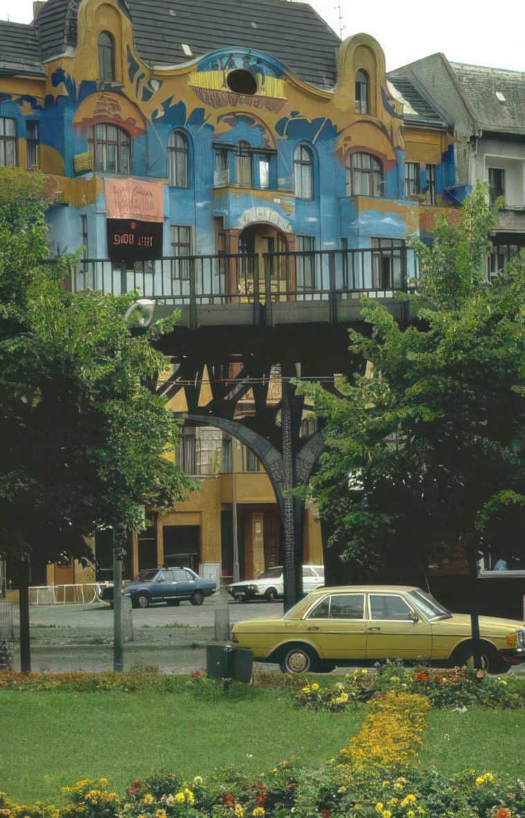 szabo ist building Vintage A4 Photo Print
