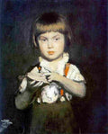 sze Boy with Bread and Butter Art A4 Photo Print