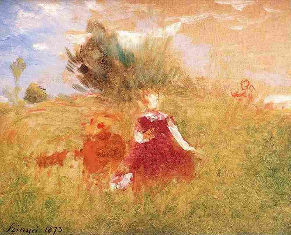szi In the Green Grass Art A4 Photo Print