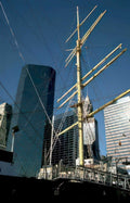 tall ship chicago Vintage A4 Photo Print