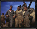 tank crew sherman Vintage world war A4 Photo Print