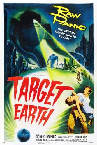 target earth  01 film star poster A4 Photo Print