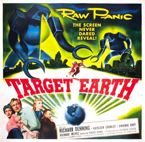 target earth  03 film star poster A4 Photo Print