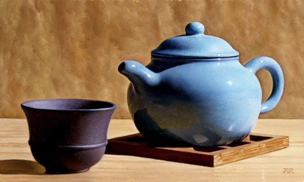teapot Art A4 Photo Print