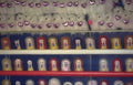 teddy bears display Vintage A4 Photo Print