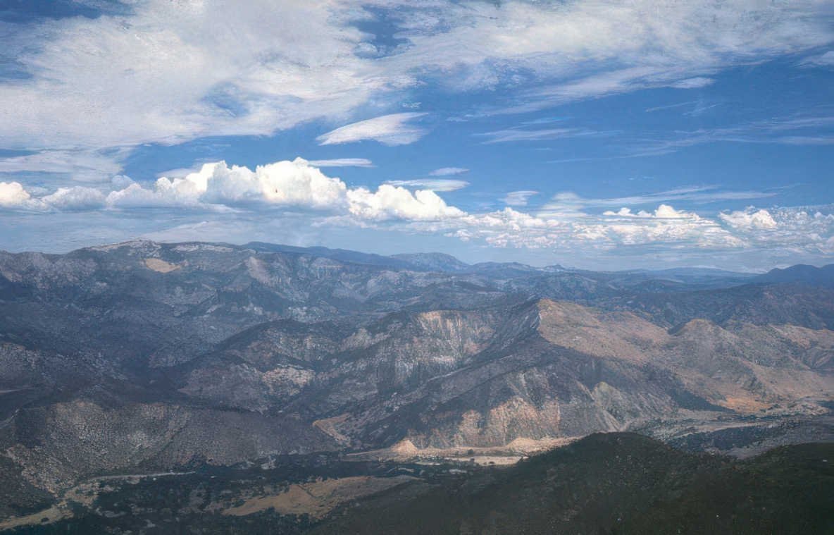 tehachapi mountains landscape Vintage A4 Photo Print