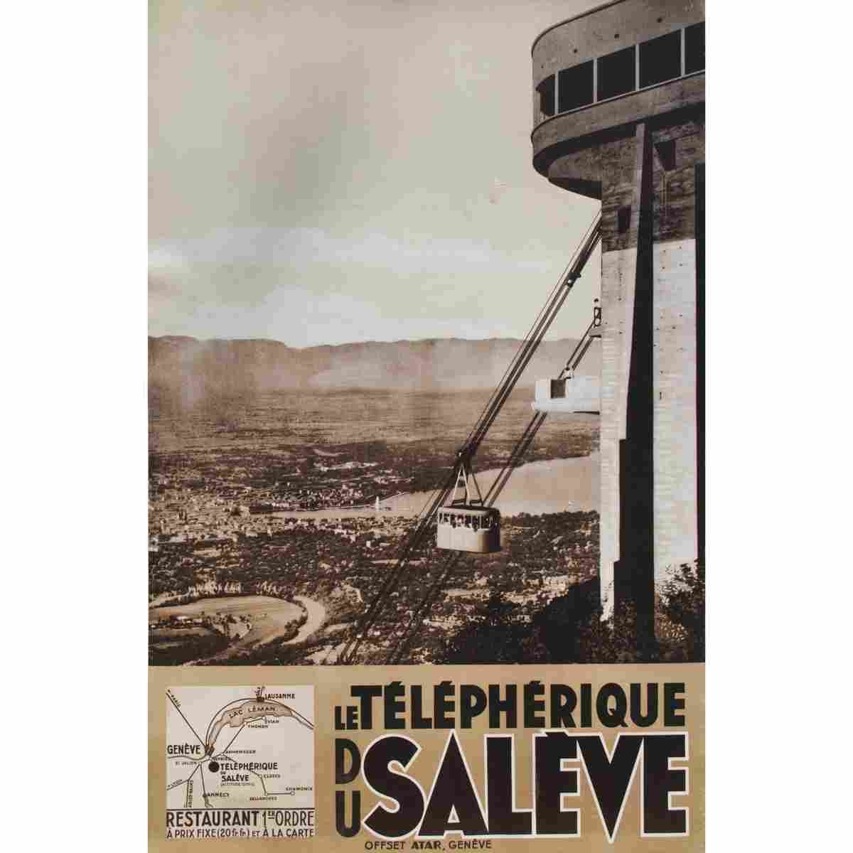 telepherique du saleve 1932 2 Advert A4 Photo Print