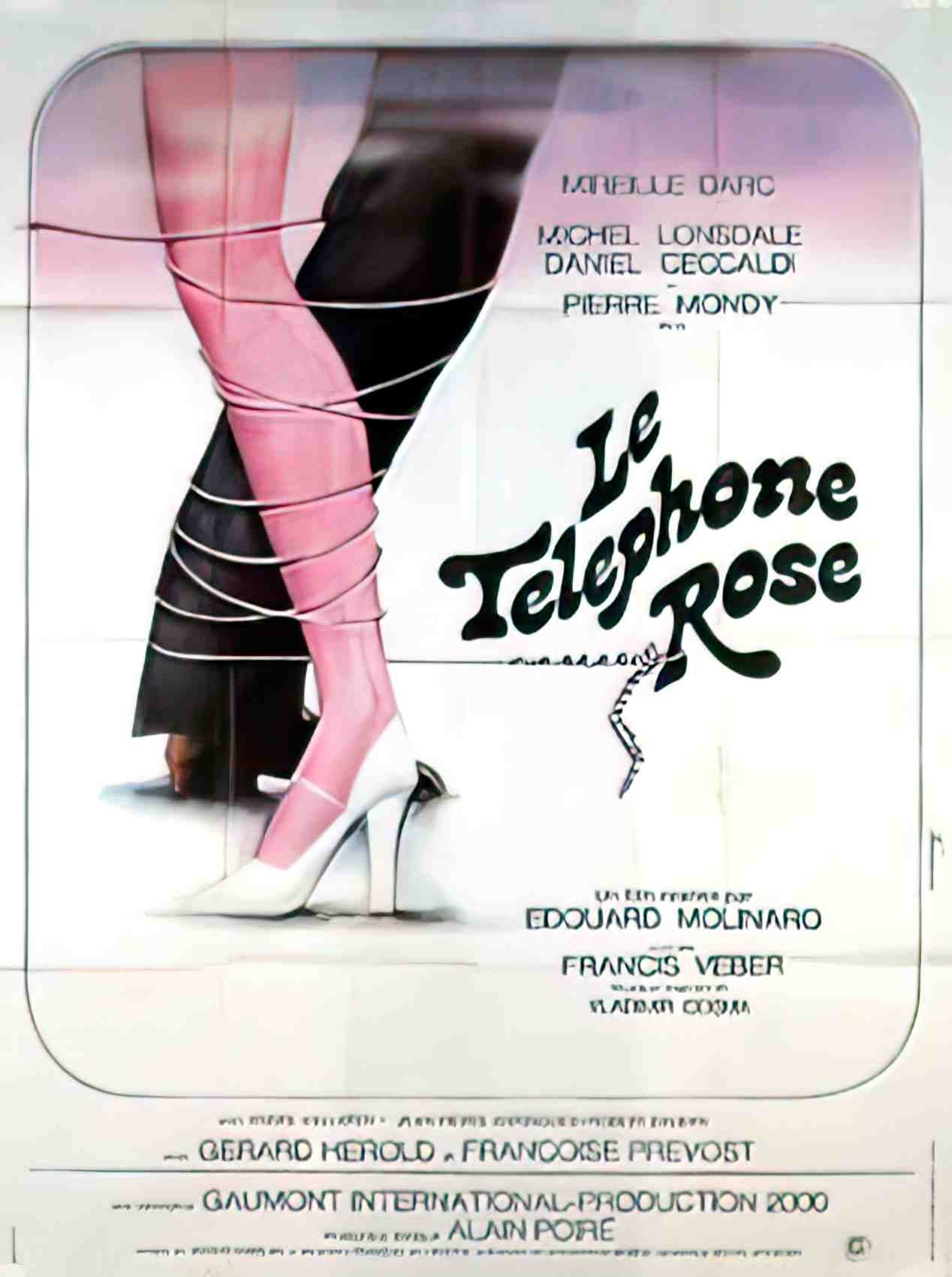 telephone rose le Advert A4 Photo Print