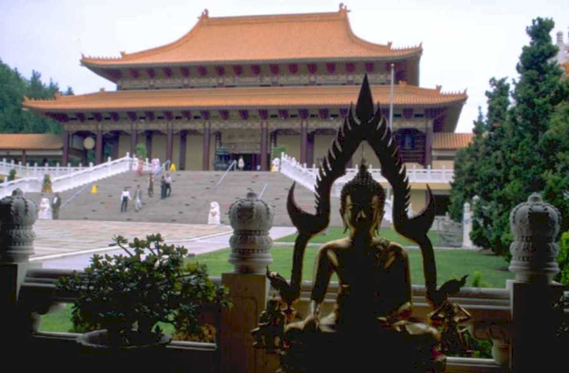 temple buddha china 1980s 1990s A4 Photo Print