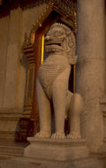 temple guardian statue 1980s 1990s A4 Photo Print