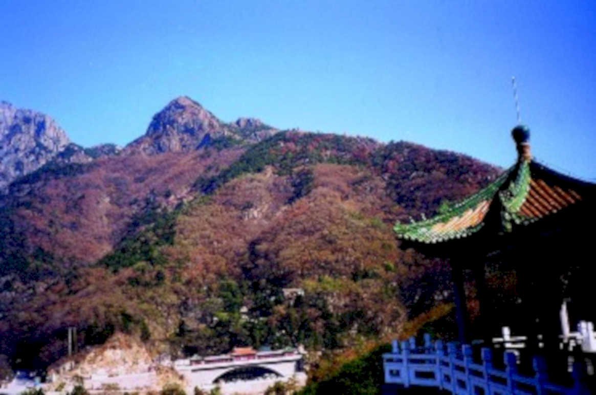 temple landscape china1980s 1990s A4 Photo Print