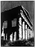temple of segeste sicily mc escher 1932 A4 Photo Print