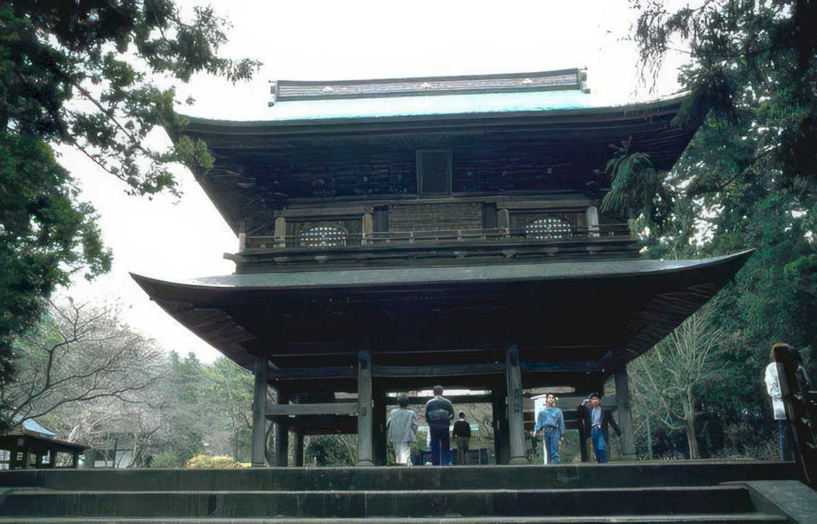 temple pagoda nara Vintage A4 Photo Print