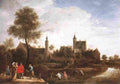 teniers david the younger a view of het sterckshof near antwerp Art A4 Photo Print