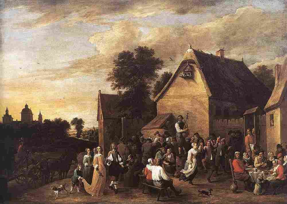 teniers david the younger flemish kermess Art A4 Photo Print