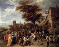 teniers david the younger peasants merry making Art A4 Photo Print