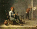 teniers david the younger smoker Art A4 Photo Print