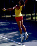 tennis player serve1980s 1990s A4 Photo Print